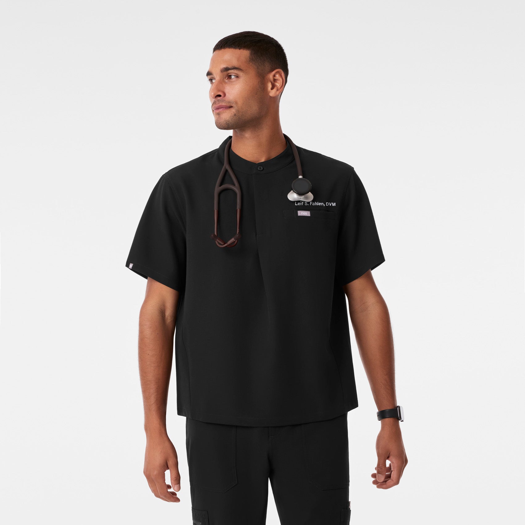 Men's Pro-Stretch Scrub Top - Image 5