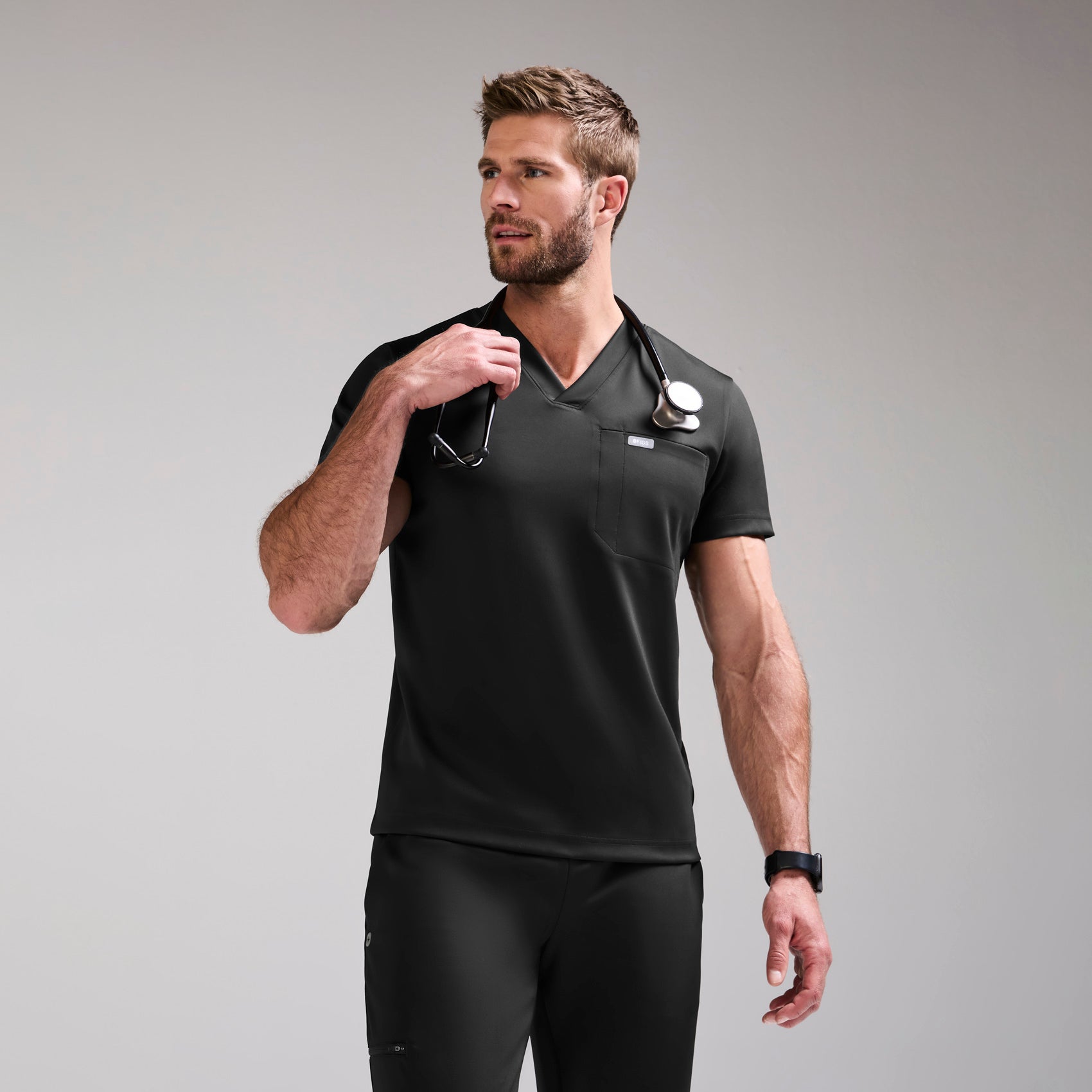 Men's Elite V-Neck Scrub Top - Image 4