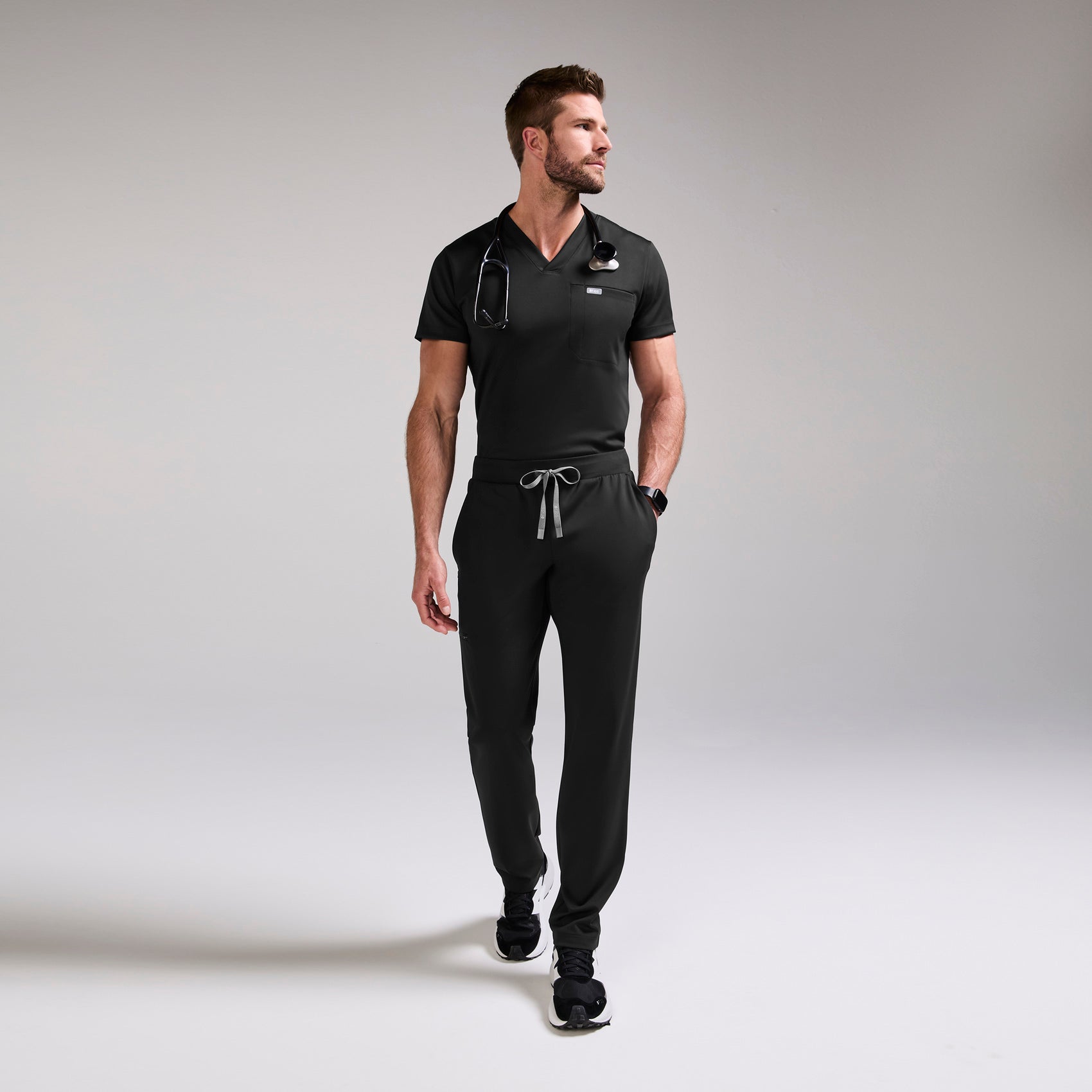 Men's Elite V-Neck Scrub Top - Image 2
